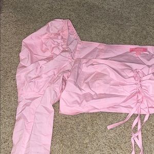 Sugar Thrillz Cropped Tie Top